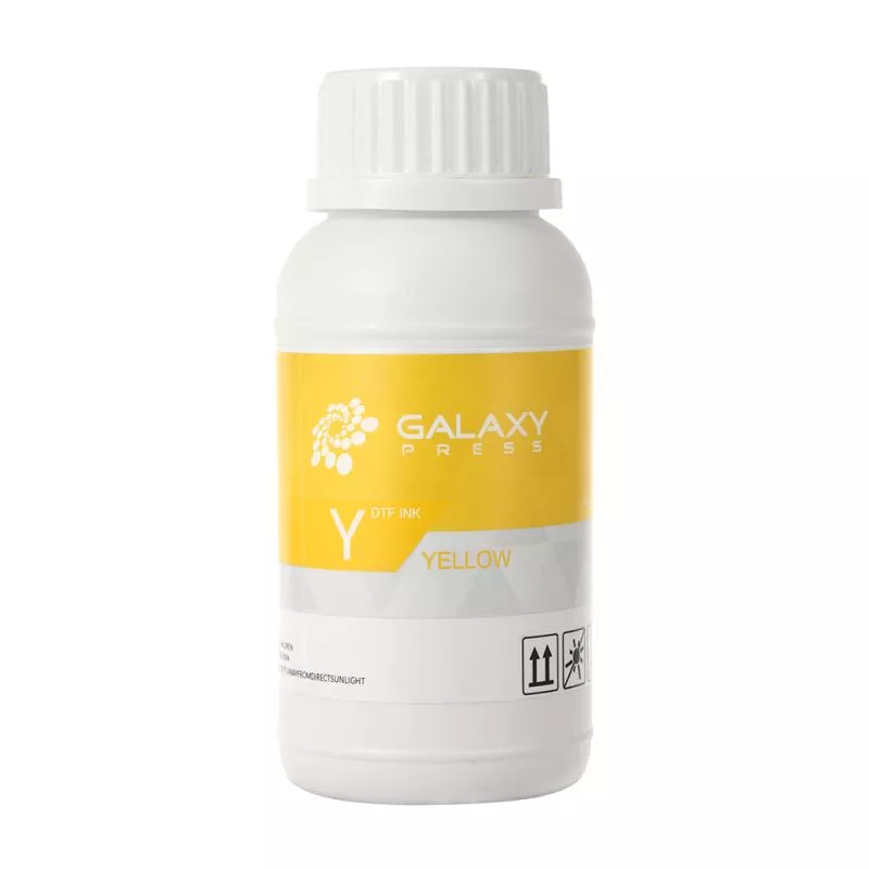Topdrop – Inkoust GALAXY pro DTF - objem 200 ml - žlutá | Kancelářská technika od Topdrop.cz