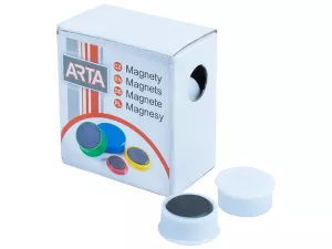 Elegantní kancelářské magnety s feritovým jádrem.