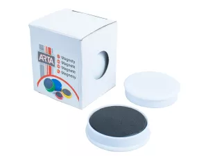 Magnety ARTA průměr 40mm, bílé (4ks v balení)