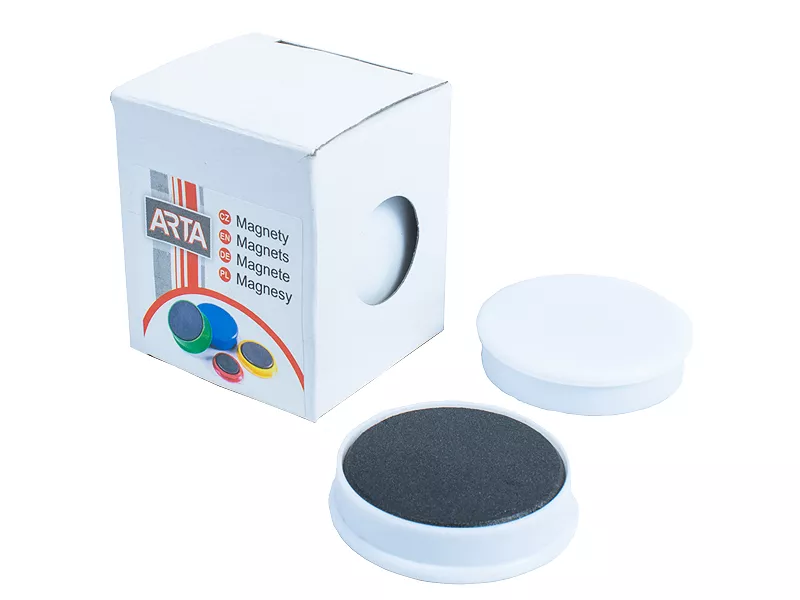 Topdrop – Magnety ARTA průměr 40mm, bílé (4ks v balení) | Kancelářská technika od Topdrop.cz