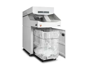 Topdrop – Průmyslový pásový skartovač s dotykovou obrazovkou. KOBRA | Kancelářská technika od Topdrop.cz