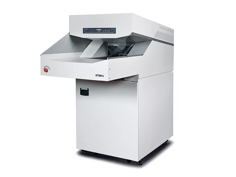 Topdrop – Průmyslový pásový skartovač s dotykovou obrazovkou. KOBRA | Kancelářská technika od Topdrop.cz