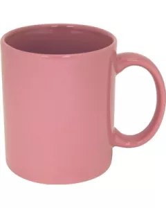 Originál keramický hrnek FOREVER se speciální glazurou pro potisk fólií Multitrans - barva růžová