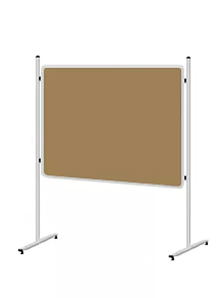Topdrop – Prezentační oboustranná tabule 120x90 cm na stojanu 160 cm. Korkový povrch. 2x3 | Kancelářská technika od Topdrop.cz
