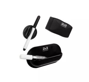 Topdrop – Magnetický držák na 1 popisovač s čistící plochou, pro skleněné tabule 2x3 | Kancelářská technika od Topdrop.cz