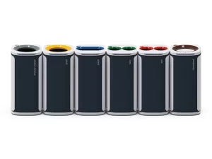 Topdrop – Modrá odpadní nádoba KOBRA WASTEE na papír. | Kancelářská technika od Topdrop.cz