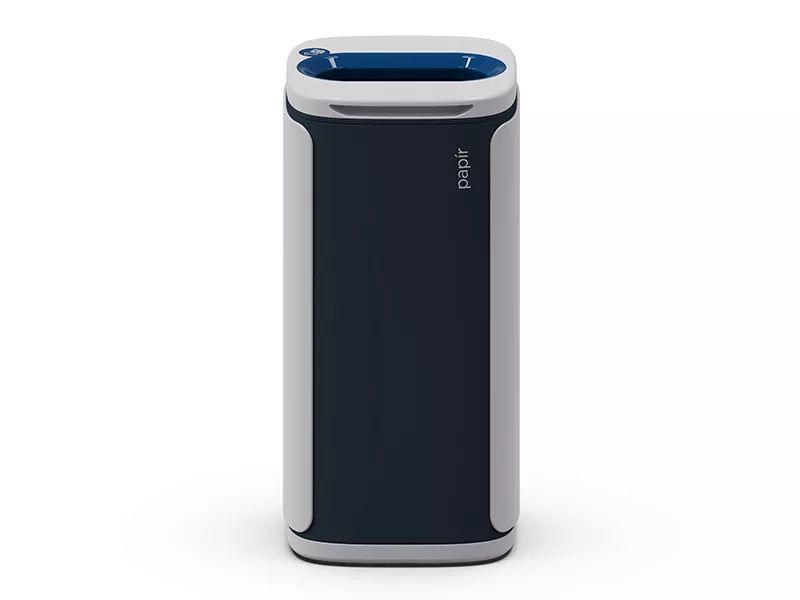 Topdrop – Modrá odpadní nádoba KOBRA WASTEE na papír. | Kancelářská technika od Topdrop.cz