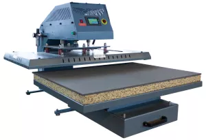 Topdrop – Velkoplošný pneumatický lis s pracovní plochou 109,5 x 80 cm. ADKINS | Kancelářská technika od Topdrop.cz