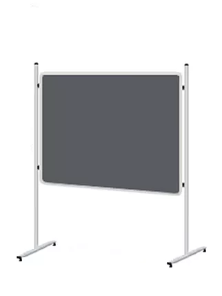 Topdrop – Prezentační oboustranná tabule 120x90 cm na stojanu 160 cm. Textilní povrch. 2x3 | Kancelářská technika od Topdrop.cz
