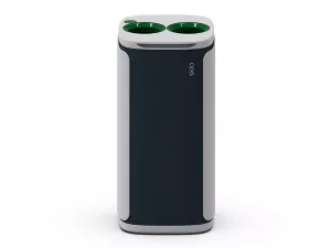 Zelená odpadní nádoba KOBRA WASTEE na sklo.