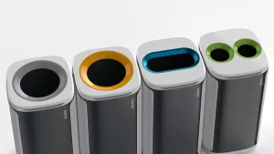 Topdrop – Žlutá odpadní nádoba KOBRA WASTEE na plast. | Kancelářská technika od Topdrop.cz