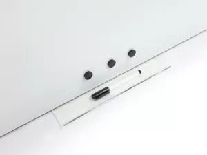 Topdrop – Bílá bezrámová magnetická tabule Qboard 200 x 97 cm 2x3 | Kancelářská technika od Topdrop.cz