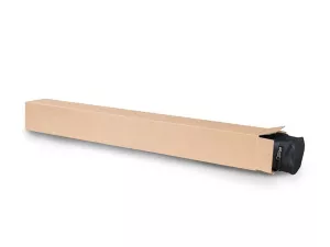 Topdrop – Stojan Roll Up v elegantní černé barvě s výškou 200 cm a šířkou 85 cm. | Kancelářská technika od Topdrop.cz
