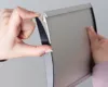 Topdrop – Hliníková dveřní cedilka tvaru CONVEX - velikost viditelné plochy 210 x 148 mm 2x3 | Kancelářská technika od Topdrop.cz