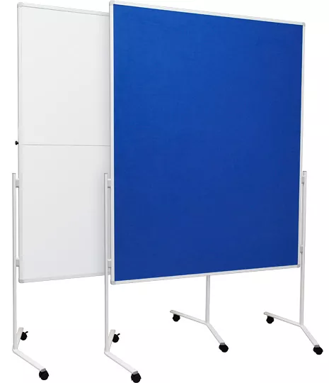 Topdrop – Moderační tabule PREMIUM s šedým textilním povrchem 2x3 | Kancelářská technika od Topdrop.cz