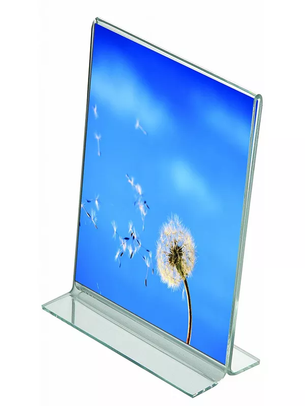 Topdrop – Oboustranný plexi stojánek na stůl - velikost A4 - 210 x 297 mm CLASSIC | Kancelářská technika od Topdrop.cz
