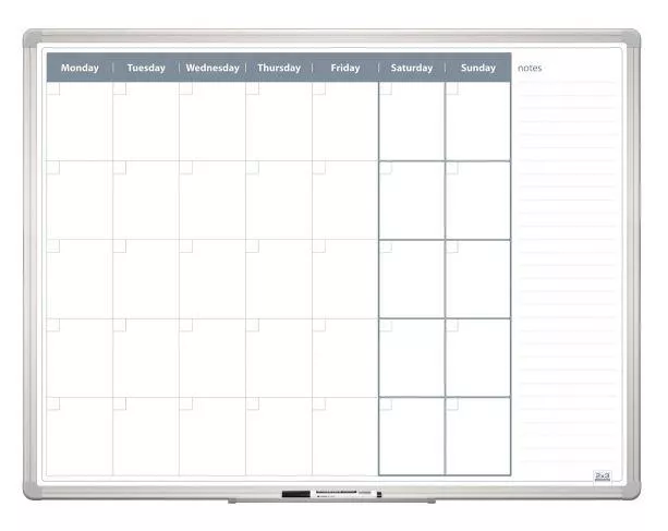 Topdrop – Měsíční plánovací tabule 120 x 90 ALU 23 2x3 | Kancelářská technika od Topdrop.cz