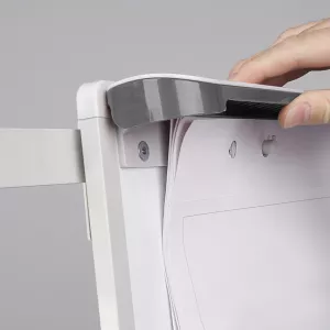 Topdrop – Designový mobilní flipchart s vysouvacími rameny a šedými doplňky. 2x3 | Kancelářská technika od Topdrop.cz