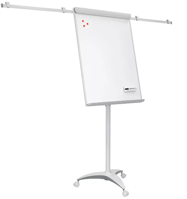 Topdrop – Designový mobilní flipchart s vysouvacími rameny a šedými doplňky. 2x3 | Kancelářská technika od Topdrop.cz